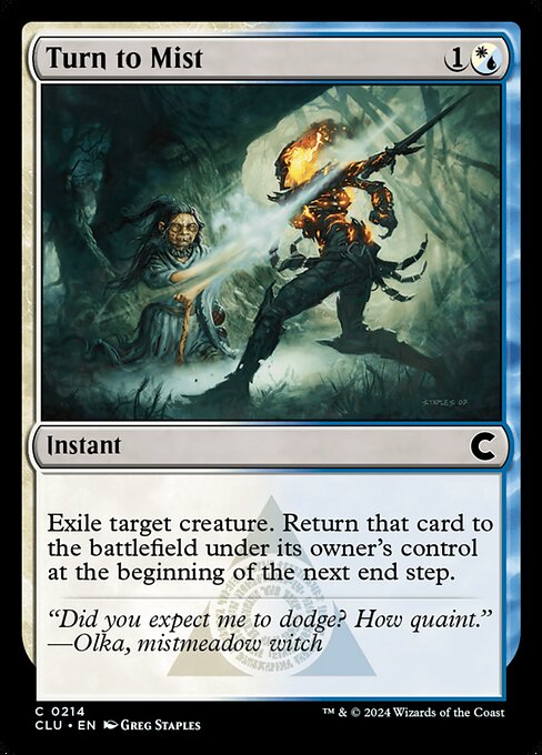 Turn to Mist (214) [Ravnica: Clue Edition]