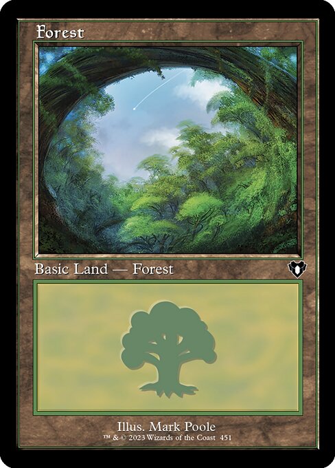 Forest (451) [Commander Masters]