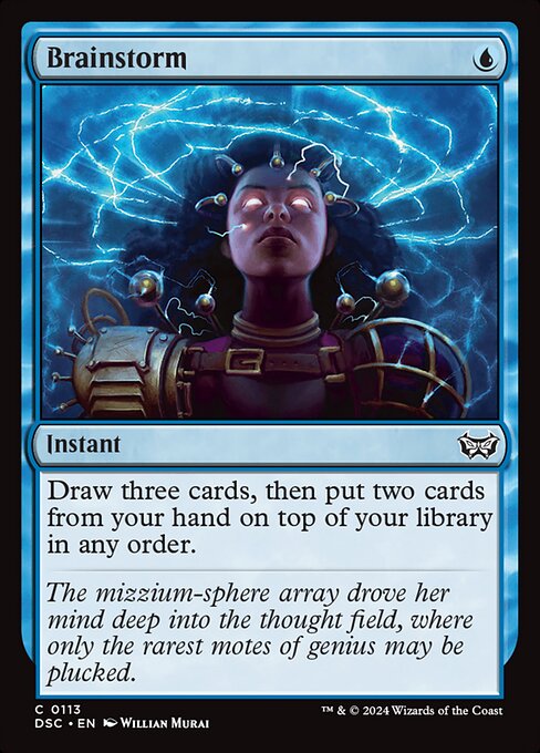 Brainstorm (113) [Duskmourn: House of Horror Commander]