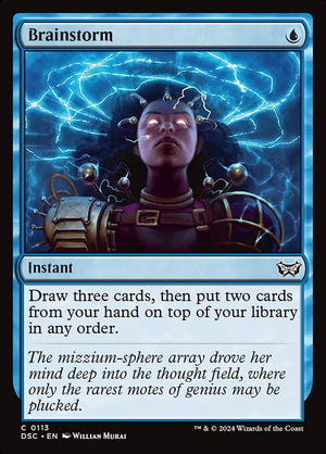 Brainstorm (113) [Duskmourn: House of Horror Commander]