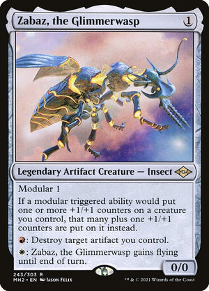 Zabaz, the Glimmerwasp (243) [Modern Horizons 2]