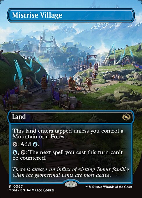Mistrise Village (397) [Tarkir: Dragonstorm]