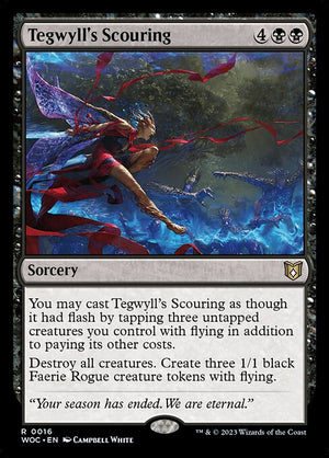 Tegwyll's Scouring (16) [Wilds of Eldraine Commander]