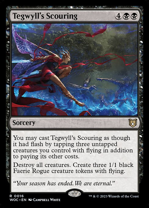Tegwyll's Scouring (16) [Wilds of Eldraine Commander]