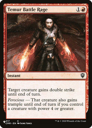 Temur Battle Rage (CMR-417) [The List]