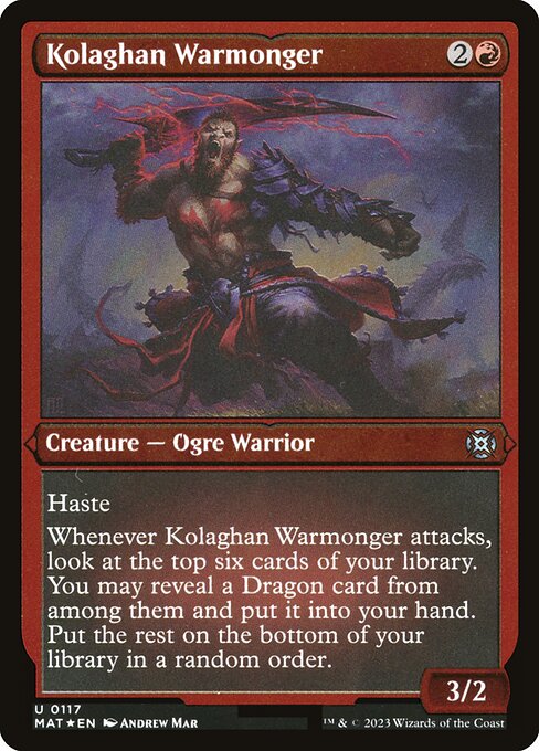 Kolaghan Warmonger (117) [March of the Machine: The Aftermath]