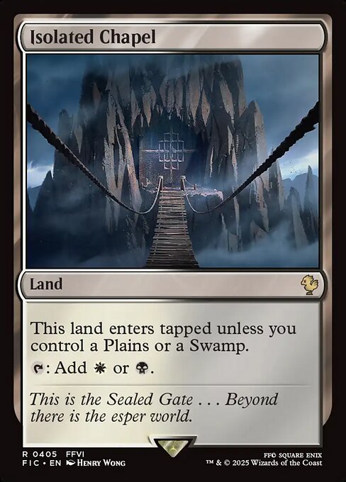 Isolated Chapel (405) [Final Fantasy Commander]
