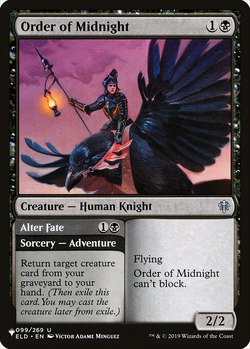 Order of Midnight // Alter Fate (ELD-99) [The List]