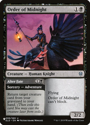 Order of Midnight // Alter Fate (ELD-99) [The List]