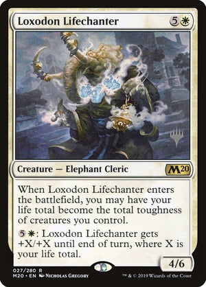 Loxodon Lifechanter (27p) [Core Set 2020 Promos]