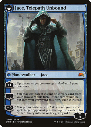 Jace, Vryn's Prodigy // Jace, Telepath Unbound (ORI-60) [The List] Reverse