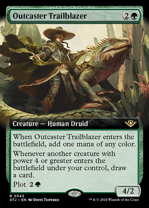 Outcaster Trailblazer (343) [Outlaws of Thunder Junction]