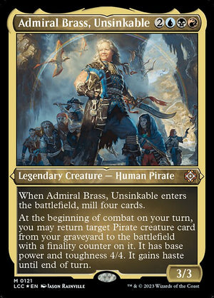 Admiral Brass, Unsinkable (121) [The Lost Caverns of Ixalan Commander]