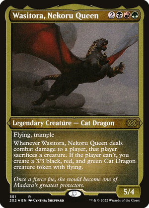 Wasitora, Nekoru Queen (551) [Double Masters 2022]
