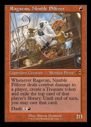 Ragavan, Nimble Pilferer (11) [Modern Horizons 2 Timeshifts]