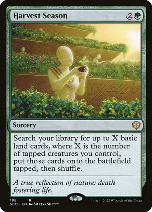 Harvest Season (188) [Starter Commander Decks]