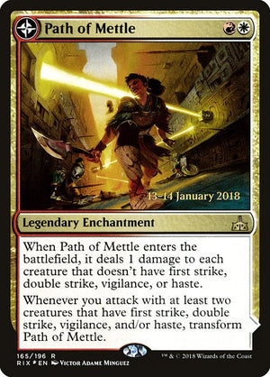 Path of Mettle // Metzali, Tower of Triumph (165s) [Rivals of Ixalan Promos]