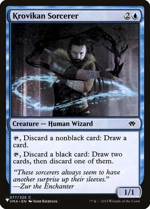 Krovikan Sorcerer (VMA-77) [The List]