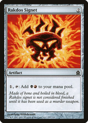 Rakdos Signet (257) [Commander 2011]