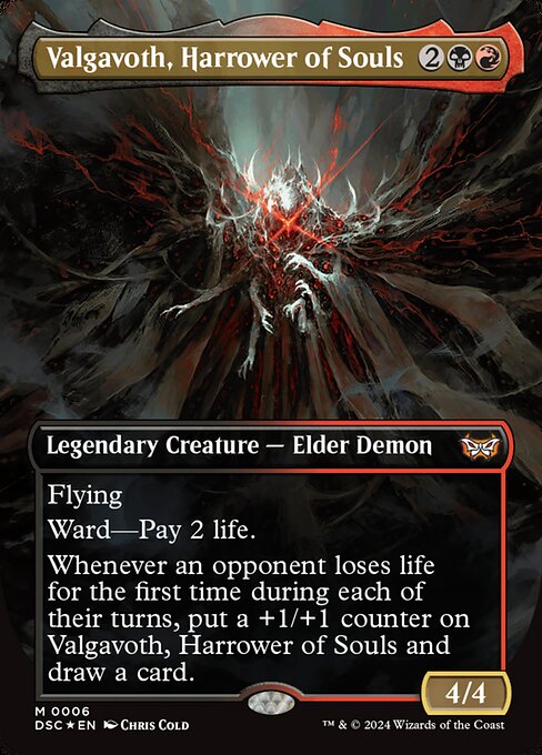 Valgavoth, Harrower of Souls (6) [Duskmourn: House of Horror Commander]