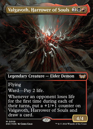Valgavoth, Harrower of Souls (6) [Duskmourn: House of Horror Commander]
