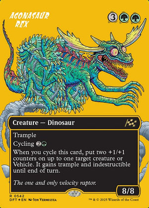 Agonasaur Rex (Borderless) (First-Place Foil) (542) [Aetherdrift]