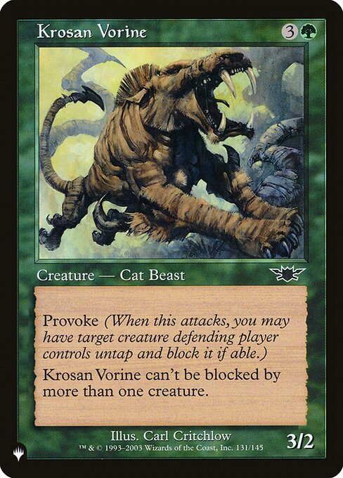 Krosan Vorine (LGN-131) [The List]