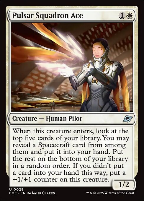 Pulsar Squadron Ace (28) [Edge of Eternities]
