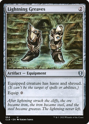 Lightning Greaves (864) [Commander Legends: Battle for Baldur's Gate]