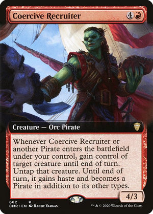 Coercive Recruiter (662) [Commander Legends] [Extended Art]
