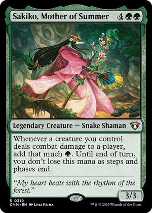 Sakiko, Mother of Summer (319) [Commander Masters]