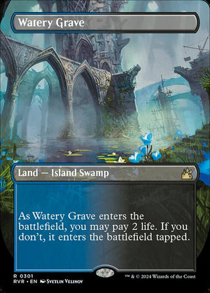 Watery Grave (301) [Ravnica Remastered] [Borderless]