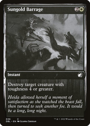 Sungold Barrage (36) [Innistrad: Double Feature]