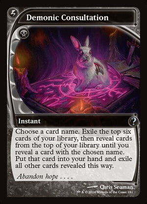Demonic Consultation (181) [Mystery Booster 2]