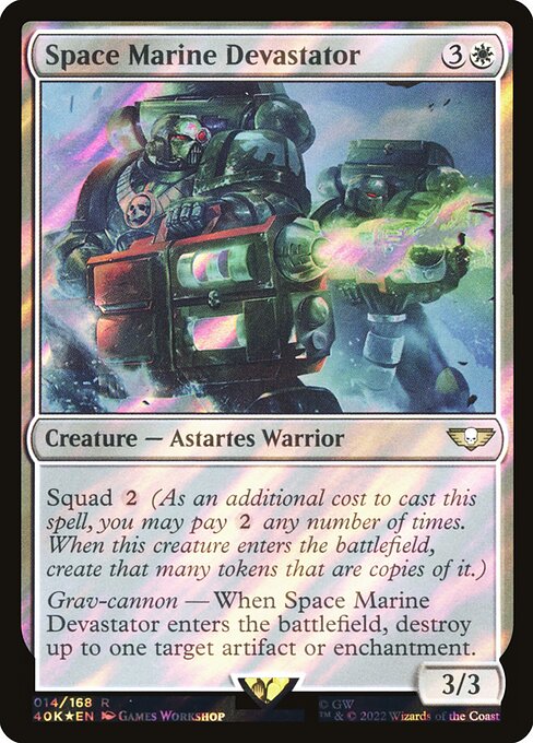 Space Marine Devastator (14★) [Warhammer 40,000 Commander]