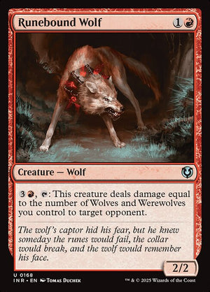Runebound Wolf (168) [Innistrad Remastered]