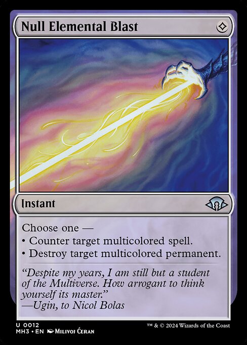 Null Elemental Blast (12) [Modern Horizons 3]