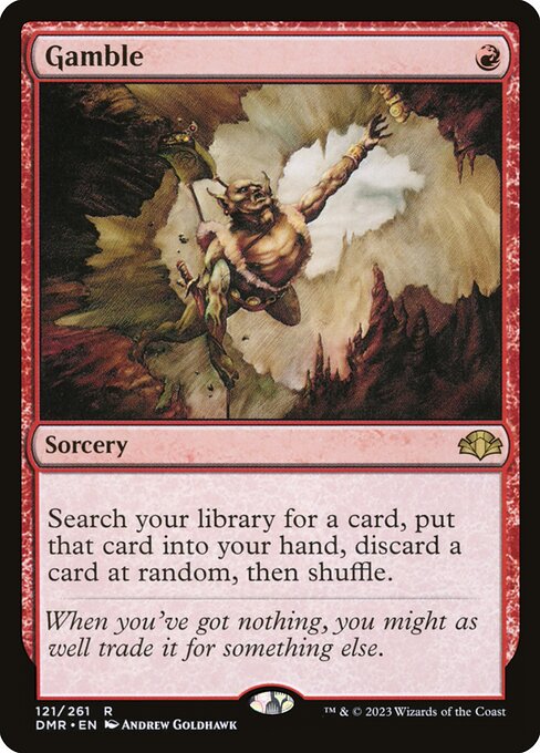 Gamble (121) [Dominaria Remastered]