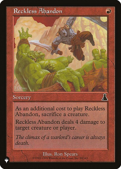 Reckless Abandon (UDS-94) [The List]