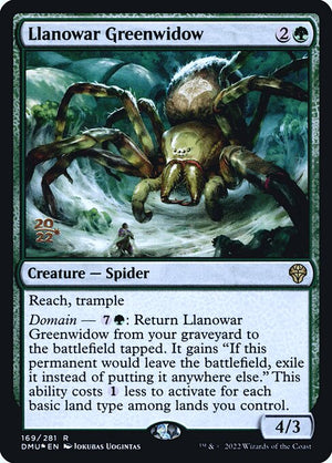 Llanowar Greenwidow (169s) [Dominaria United Promos]