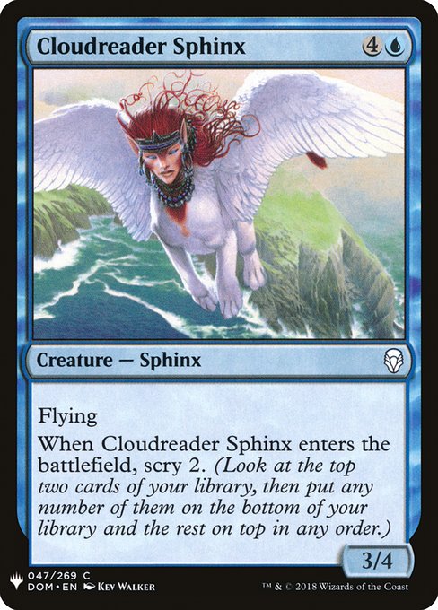 Cloudreader Sphinx (DOM-47) [The List]