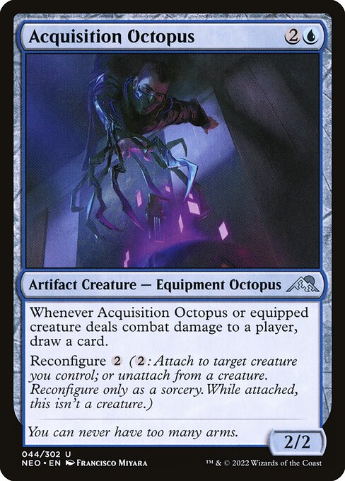 Acquisition Octopus (44) [Kamigawa: Neon Dynasty]