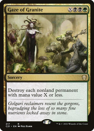 Gaze of Granite (217) [Commander 2021]