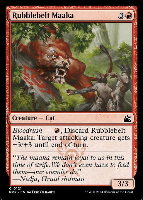Rubblebelt Maaka (121) [Ravnica Remastered]
