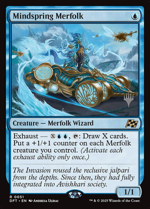 Mindspring Merfolk (51p) [Aetherdrift Promos]