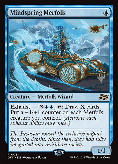 Mindspring Merfolk (51p) [Aetherdrift Promos]