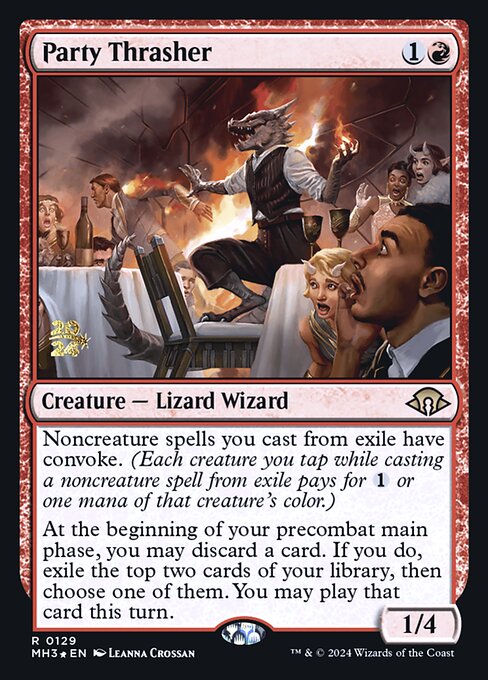 Party Thrasher (129s) [Modern Horizons 3 Promos]