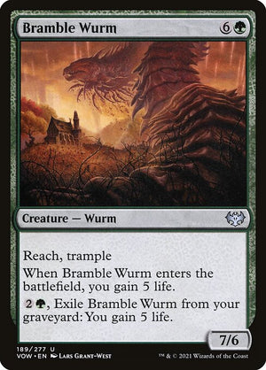 Bramble Wurm (189) [Innistrad: Crimson Vow]