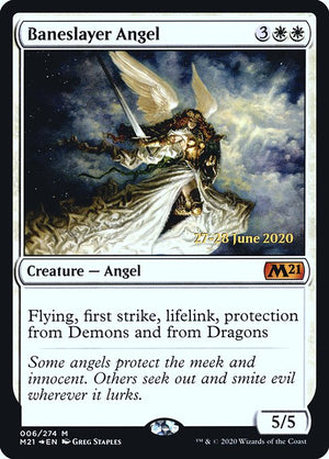 Baneslayer Angel (6s) [Core Set 2021 Promos]