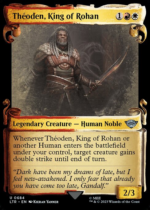 Théoden, King of Rohan (684) [The Lord of the Rings: Tales of Middle-earth] [Showcase]